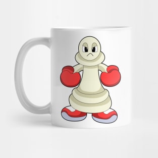 Chess piece Pawn as Boxer with Boxing gloves Mug